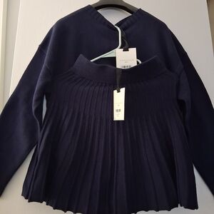 Pomander Place Navy Skirt Set